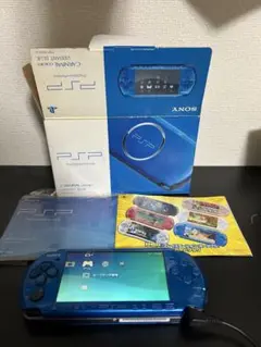 【箱・充電器付き】PSP ブルー