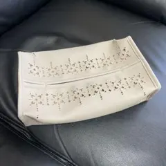 Francfranc ハリエット ティッシュカバー ベージュ
