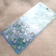 キャンディグリッターステッカー　シマエナガ