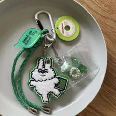 じゃらじゃらキーホルダー グリーン系