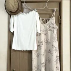 レイカズンフェバリ☆カットソー花柄ワンピース☆2点セット