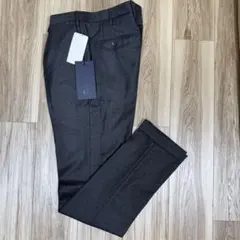 インコテックス 31型 ワンプリーツ ダークグレー ウールサキソニー