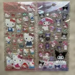 クリアキャンディシール　ハローキティ マイメロ・クロミ 2枚セット