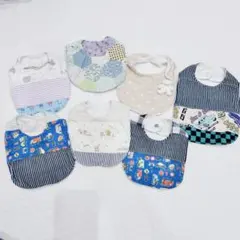 スタイ　よだれかけ 7枚セット まとめ売り 大量 出産準備 ミルク 男の子