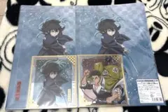 鬼滅の刃　アニプレックスくじ　クリア色紙　クリアファイル　時透無一郎　悲鳴嶼行冥