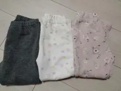 ユニクロ　西松屋　フリースレギンス