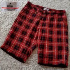 WHIZ LIMITED タータンチェック 有刺鉄線 刺繍 ハーフパンツ 短パンのサムネイル