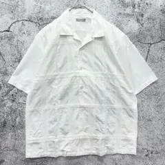 希少 コムデギャルソンオム パッチワーク 半袖シャツ AD2002 田中オム