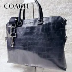 COACH Leather Briefcase 2way Business