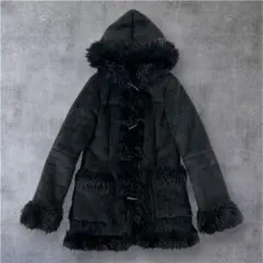 archive y2k 00s フェイクムートン ダッフルコート EGOIST