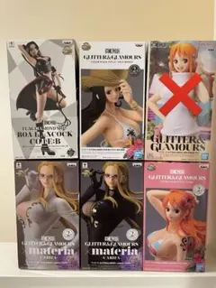 ワンピース フィギュアセット カリファ　ハンコック　ナミ　ロビン　5個セット❗️