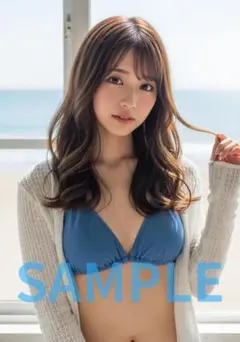 L1353　AI美女 A4ポスター コスプレ　水着　グラビア ランジェリー