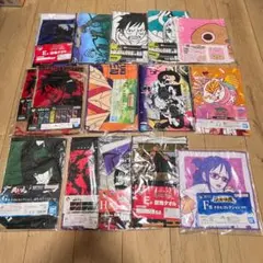 ワンピース　一番くじ　タオル　バンダナ　計15枚