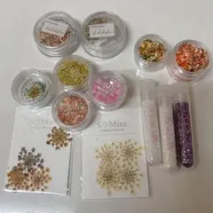 Smint 押し花 他グリッターパーツ 他まとめ売り