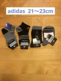 【新品】adidas 福助　ボーイズソックス　靴下 21-23cm 4足セット