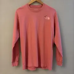 THE NORTH FACE 長袖　Tシャツ　フラワー　ロゴ　コットン100%