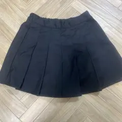 黒のプリーツスカート 150