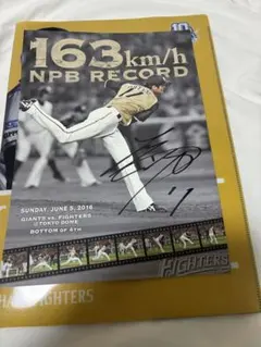 大谷翔平 日本球界最速記録記念書 164キロ - メルカリ