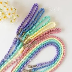 オーダーページ【小型・中型犬向け／No.11 パステルカラーリード】