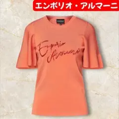 【新品】EMPORIO ARMANI ビーズロゴ 半袖 　エンポリオ・アルマーニのサムネイル