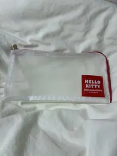 ハローキティ　50周年記念　メッシュケース