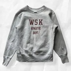 Champion 青単色タグ 復刻 リバースウィーブ スウェット トレーナー