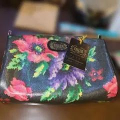 タグ付き新品‼️ FEILER シュニール織 フラワー柄ポーチ