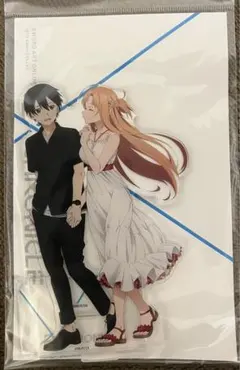 SAO エクスクロニクル京都 京まふ キリト&アスナ アクリルマスコット