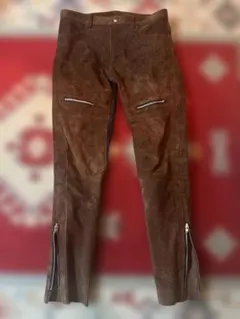 ganni レオパード柄 デニム パンツ レッド TAKATO着用 GRANCY - メルカリ