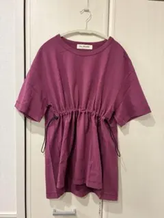 Ray BEAMS ドロスト 半袖 Tシャツ パープル　紫　日本製のサムネイル