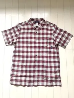 2013　ビンテージ　パタゴニア　オーガニックコットン　チェック　半袖シャツ　M