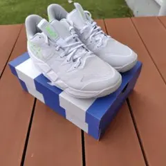 asics アンプレ アルス ロー 2ホワイト/グリーン