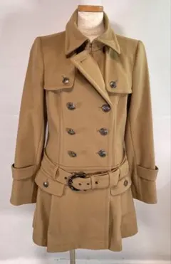 BURBERRY BLUE LABEL プリーツウールコート 40