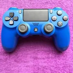 【最短翌日お届け】PS4コントローラー 純正 ウェイブブルーn90-L【超美品】