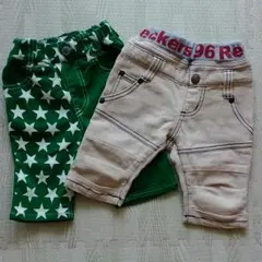 ベビー ショートパンツ ストレッチ ズボン セット 80 まとめ売り