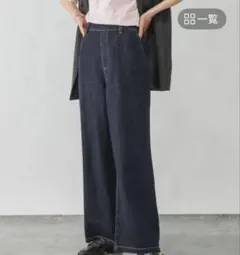 グローバルワーク　GOODデニム イージーパンツLのサムネイル
