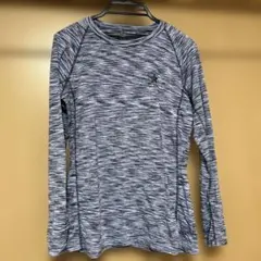 吸汗速乾 長袖 トップス グレー系