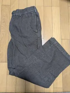 GU ブラウン コットンパンツ Lサイズ