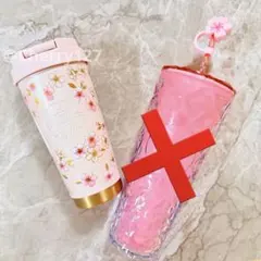 SAKURA2026ステンレスTOGOボトルピンクベージュ＆ゴールド473ml