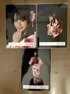 櫻坂46 生写真 2026年 浴衣 中川智尋 - メルカリ