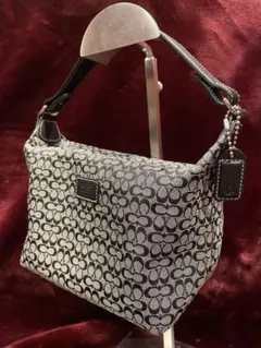 COACHヴィンテージコーチ ハンドバッグロゴパターン