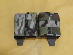 【新品】esstac KYWIタイプ9mm+5.56mmマガジンポーチ MC