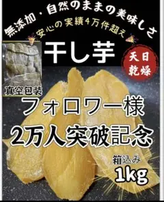 低カロリー❣️無添加　健康食品　訳あり　干し芋箱込み1kg 新物　白粉なしのサムネイル
