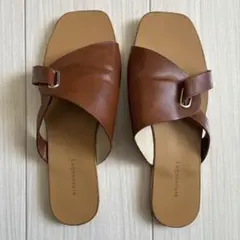 【24.5〜25cm】Lugnoncure ブラウン サンダルのサムネイル
