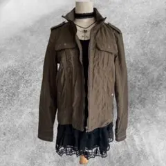 00’s vintage 2WAYミリタリージャケット モード y2k