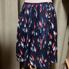 マリンフランセーズ　スカート　ヨット柄