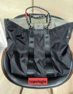 Topologie トポロジー トートバッグ ラージ 大容量 カバン　ブラック