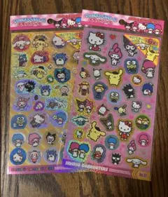 サンリオキャラクターズ キラッとシール 2枚セット