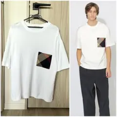 CRESTBRIDGE クレストブリッジ チェックポケット Tシャツ