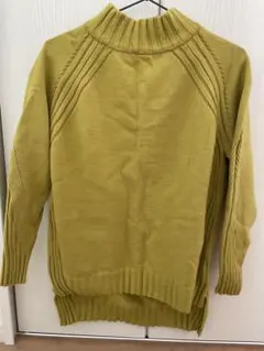 オリーブグリーン ハイネックニット　セレクトモカ　美品